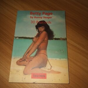 Vintage Bettie Page by Bunny Yeagar pinup postcards